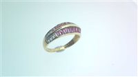 Ringe Sommer Dame in Gelbgold Rubino 1.50 Ct RUBINO CT 1.50 DIAMANTI CT 0.108 H/SI - RUBINO CT 1.50 DIAMANTI CT 0.108 H/SI